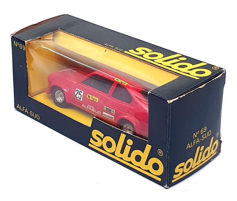 Solido 1/43 Scale Diecast No. 69 - Alfa Romeo Alfa-Sud #25 Race Car - Red