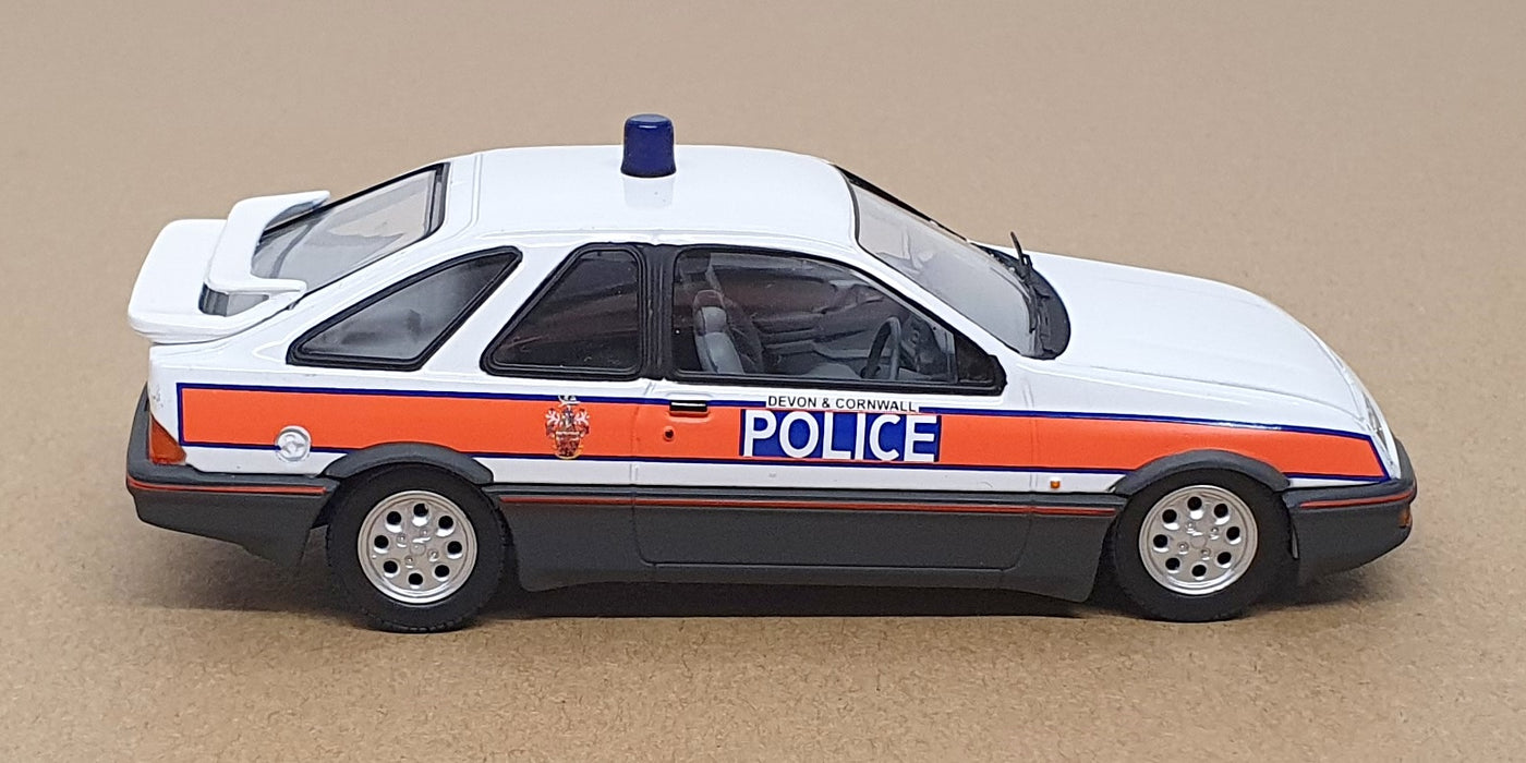 Vanguards 1/43 Scale VA12201 - Ford Sierra XR4i Devon & Cornwall Police - White