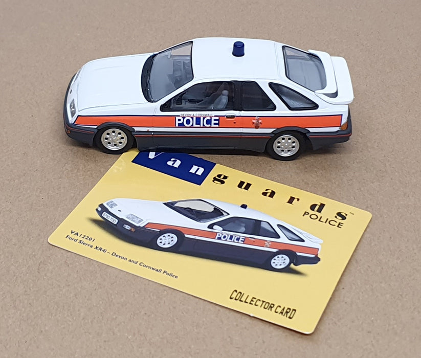 Vanguards 1/43 Scale VA12201 - Ford Sierra XR4i Devon & Cornwall Police - White