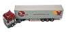 Corgi 1/50 Scale CC12001 - MAN Curtainside Truck John Mitchell - Maroon/Grey