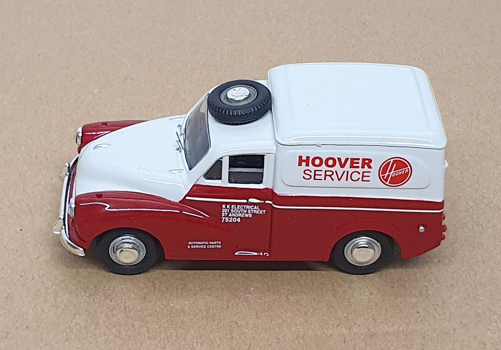 Vanguards 1/43 Scale Diecast VA01117 - Morris Minor Van Hoover - Lt. Grey/Red