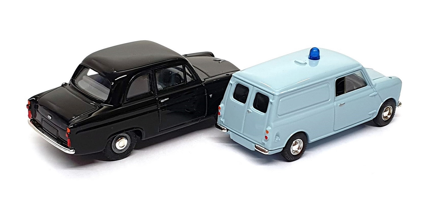 Vanguards 1/43 Scale HB2002 - Ford 100E & Austin Mini Van Heartbeat Set