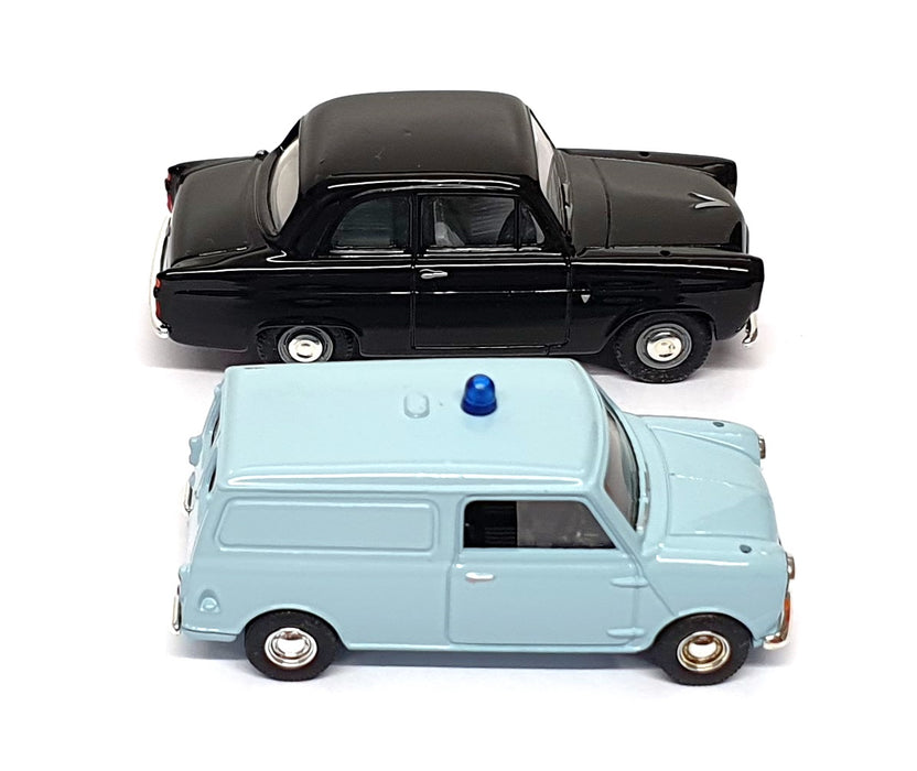 Vanguards 1/43 Scale HB2002 - Ford 100E & Austin Mini Van Heartbeat Set