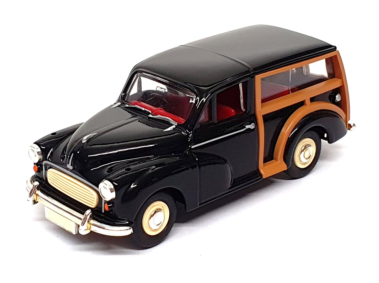 Vanguards 1/43 Scale VA10000 - Morris Minor Traveller - Black