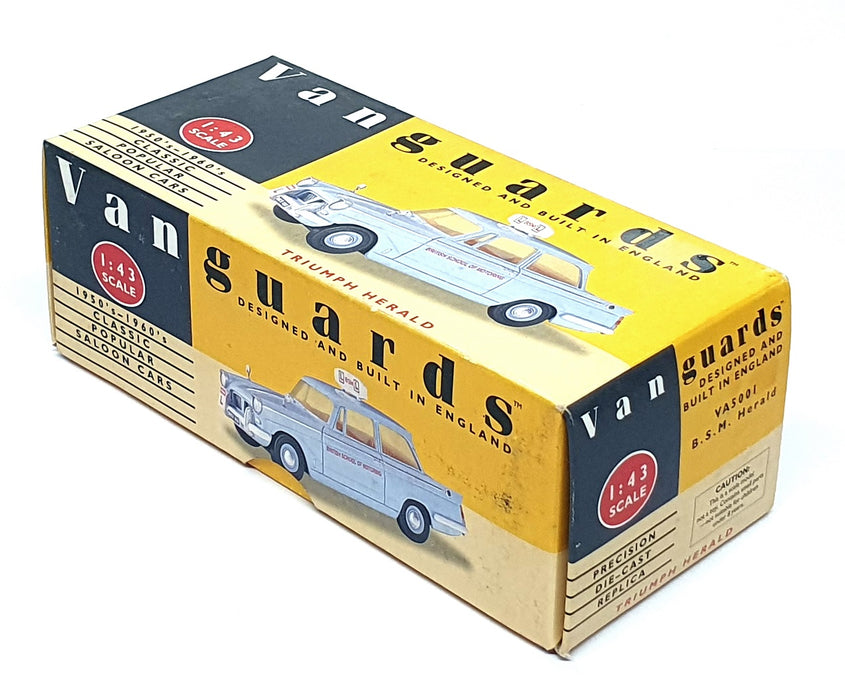 Vanguards 1/43 Scale Diecast VA5001 - Triumph Herald B.S.M. - Lt. Blue