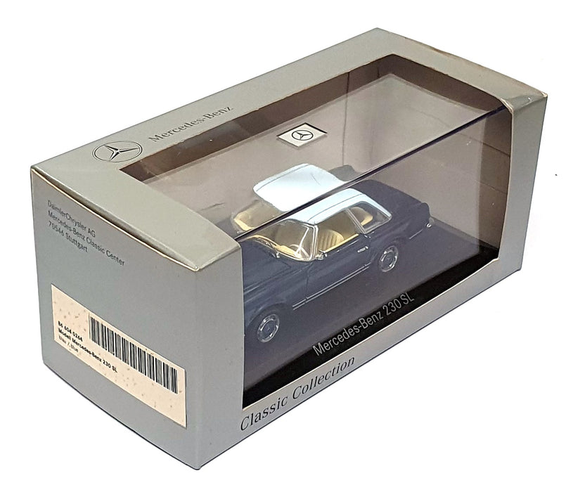 Minichamps 1/43 Scale B6 604 0264 - Mercedes Benz 230SL - 2-Tone Blue