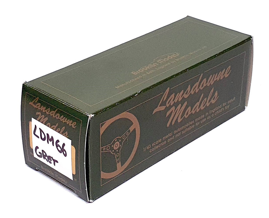 Lansdowne 1/43 Scale LDM66 - 1935 Triumph Gloria Vitesse Sports Saloon - Grey