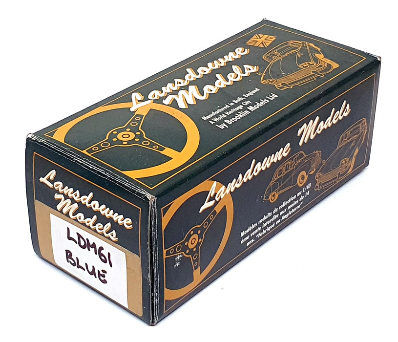 Lansdowne 1/43 Scale LDM61 - 1937 Jensen 3.5 Litre S-Type - Blue