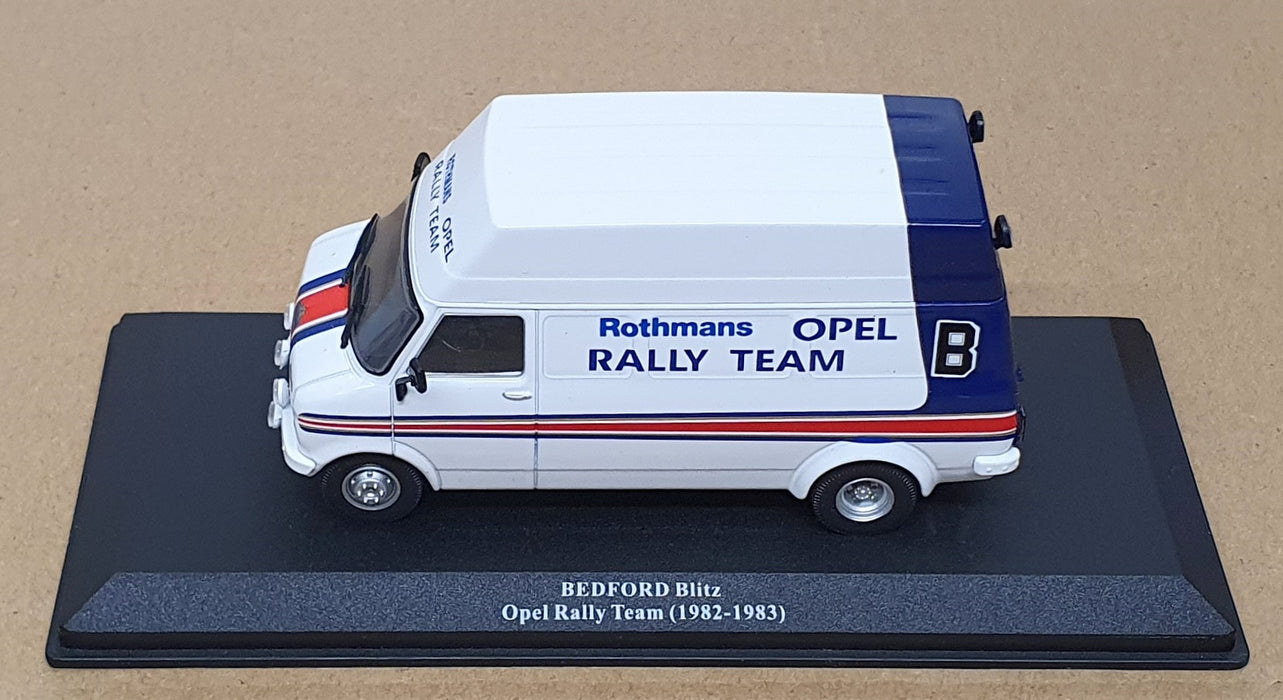 Ixo/Altaya 1/43 Scale RA268G - Bedford Blitz Van Opel Rally Team 1982-83