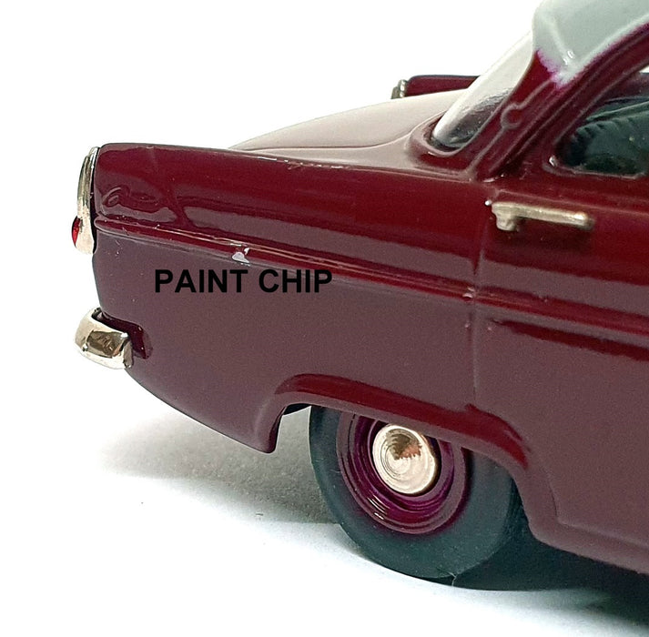 Lansdowne Models 1/43 Scale LDM57 - 1960 Ford Consul Mk2 - Maroon/Grey