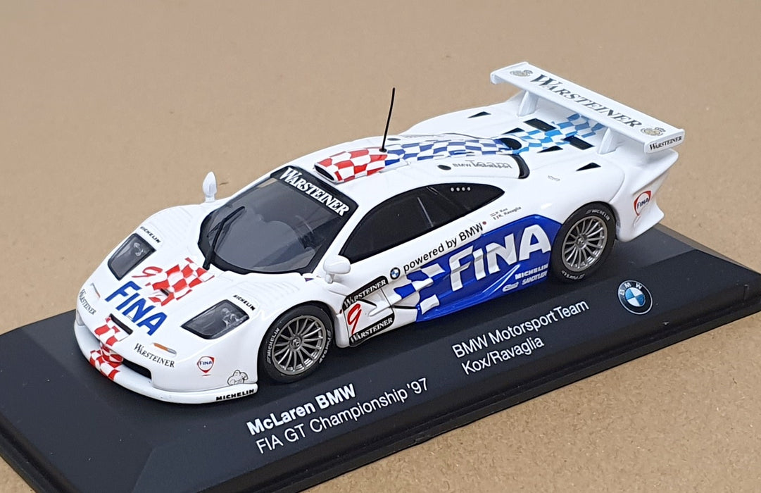 Minichamps 1/43 Scale 80 42 9 422 198 - McLaren BMW #9 FIA GT Championship 1997