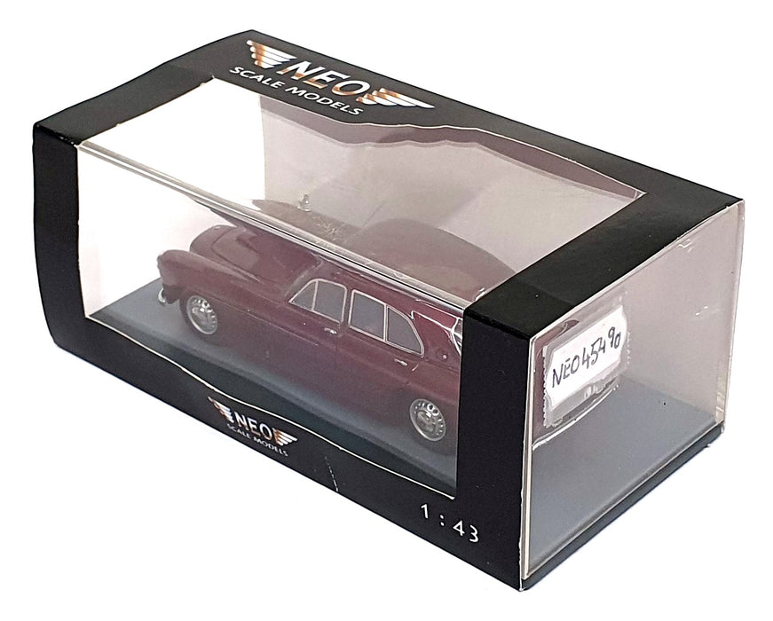 Neo Scale Models 1/43 Scale NEO45490 - Bristol 405 - Met. Dk. Red