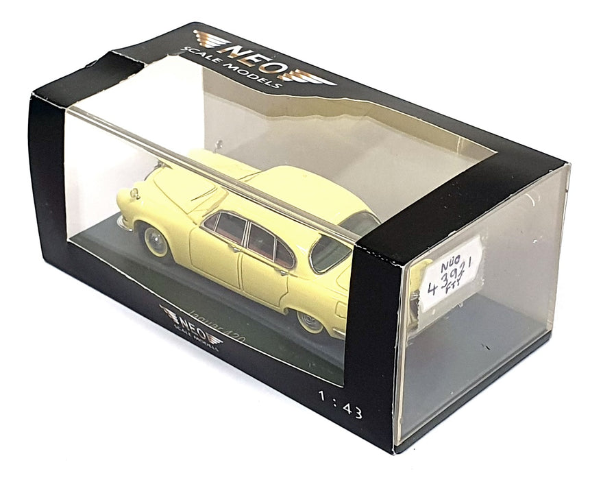 Neo Scale Models 1/43 Scale Resin 43921 - Jaguar 420 - Yellow