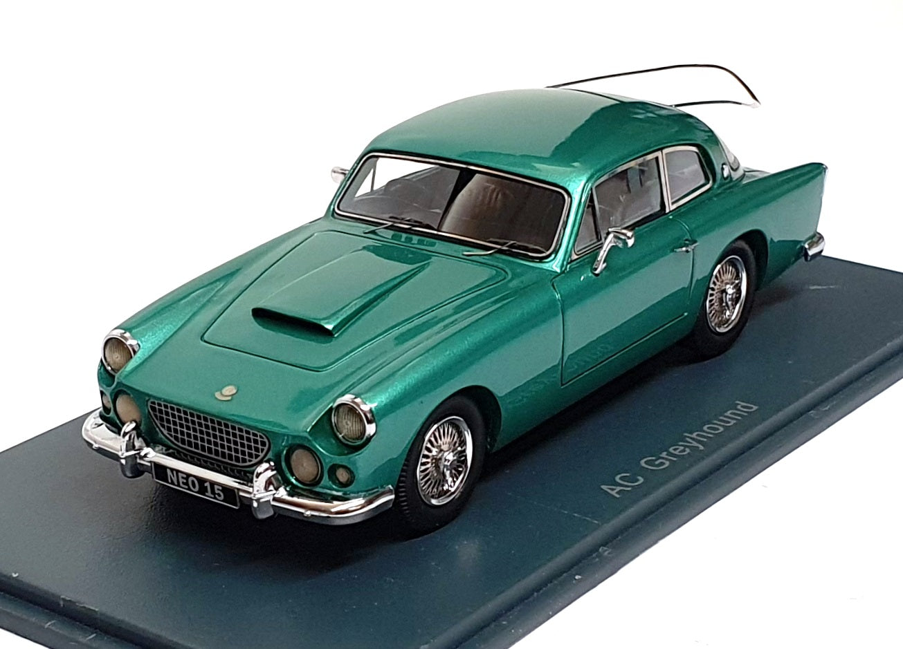 Neo Scale Models 1/43 Scale NEO45015 - AC Greyhound - Met. Green