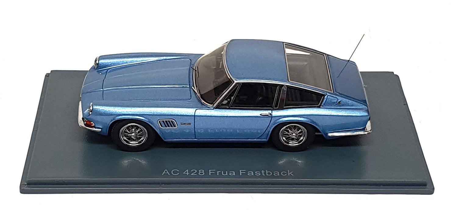 Neo Scale Models 1/43 Scale 45022 - AC 428 Frua Fastback - Met. Lt. Blue