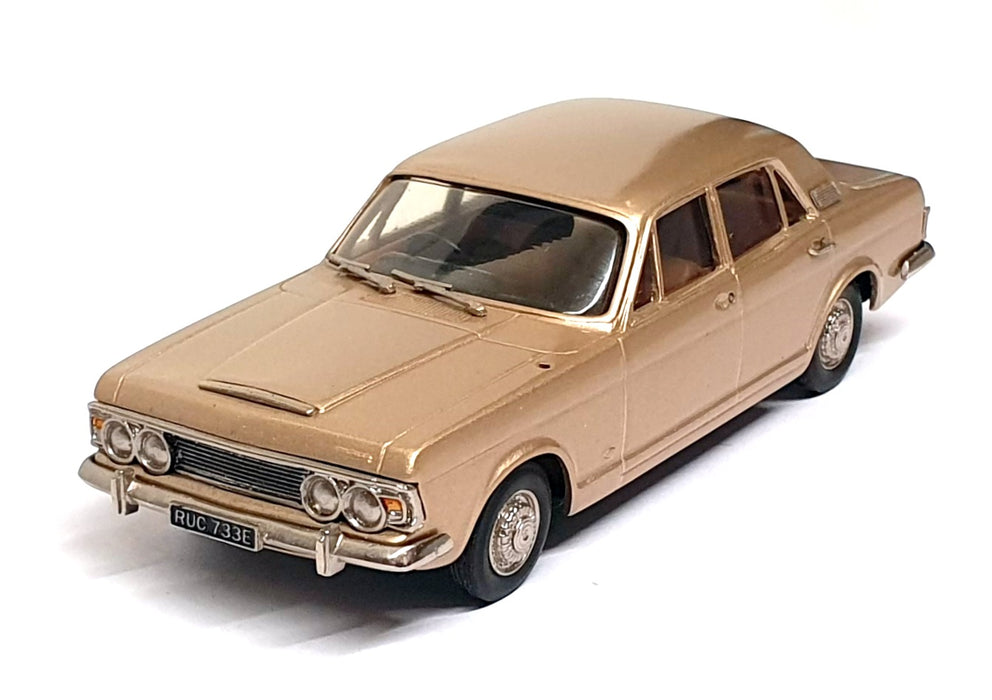 Lansdowne Models 1/43 Scale LDM109 1966 Ford Zodiac Mk4 Saloon - Met. Amber Gold