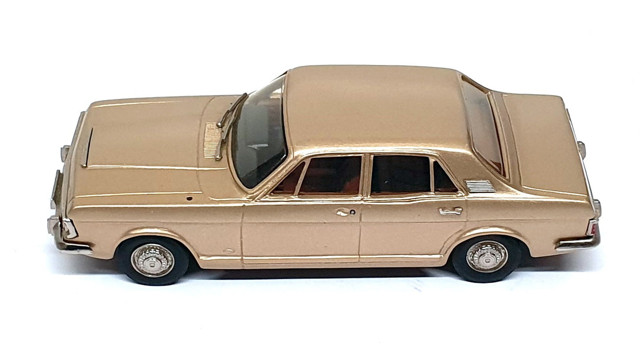 Lansdowne Models 1/43 Scale LDM109 1966 Ford Zodiac Mk4 Saloon - Met. Amber Gold