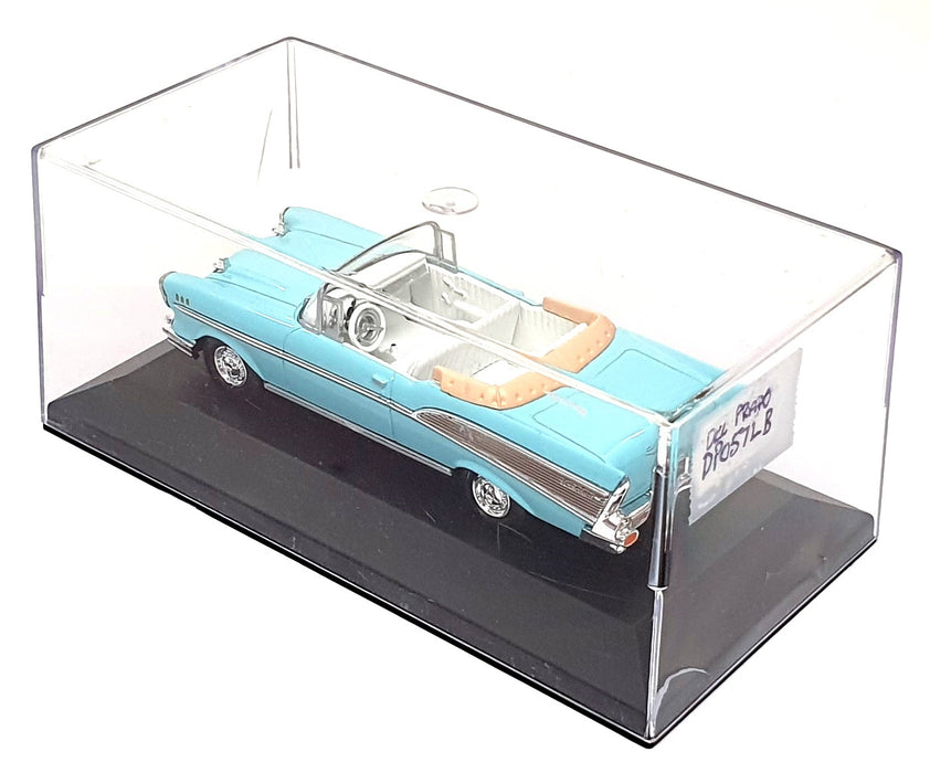Del Prado 1/43 Scale DP057LB - 1957 Chevrolet Bel Air Convertible - Lt. Blue