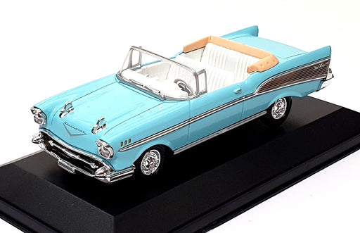 Del Prado 1/43 Scale DP057LB - 1957 Chevrolet Bel Air Convertible - Lt. Blue