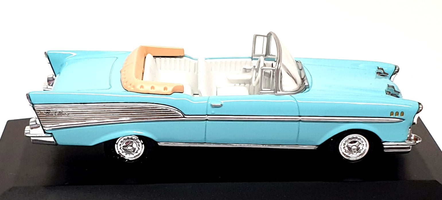 Del Prado 1/43 Scale DP057LB - 1957 Chevrolet Bel Air Convertible - Lt. Blue