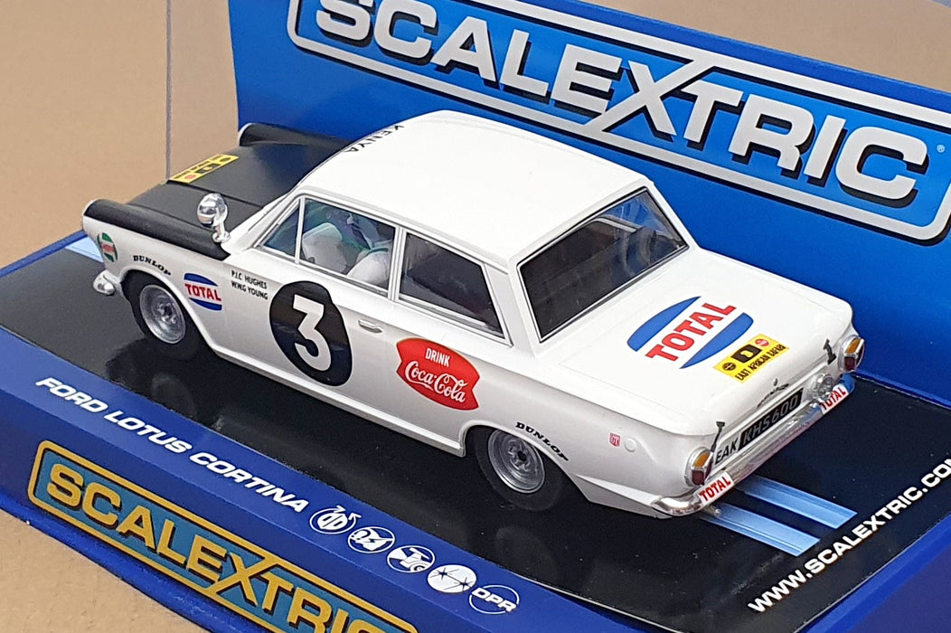 Scalextric 1/32 Scale C3096 - Ford Lotus Cortina #3 E. Africa Safari Winner 1964