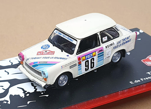 Altaya 1/43 Scale MC1992 - Trabant 601S #96 Monte Carlo Rally 1992 - White