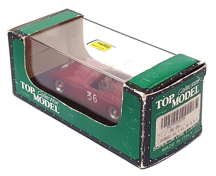 Top Model 1/43 Scale TMC096 - Ferrari 166S #36 MM48 - Dk. Red