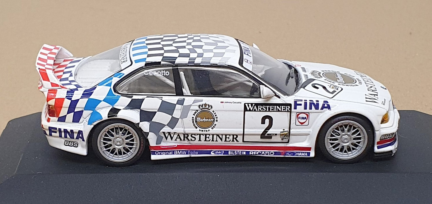 Minichamps 1/43 Scale 430 932380 - BMW M3 GTR #2 ADAC GT Cup 1993 J. Cecotto