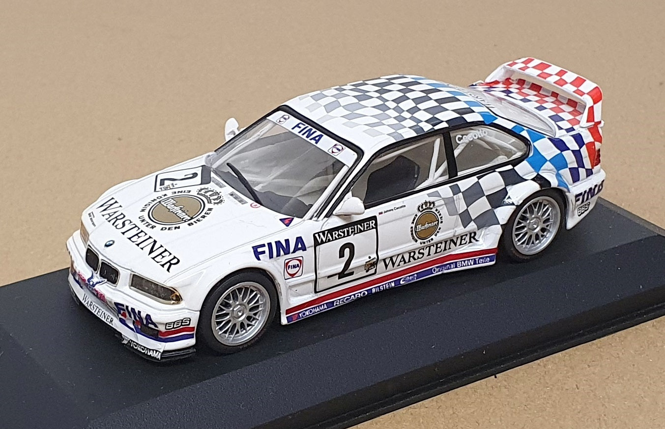 Minichamps 1/43 Scale 430 932380 - BMW M3 GTR #2 ADAC GT Cup 1993 J. Cecotto