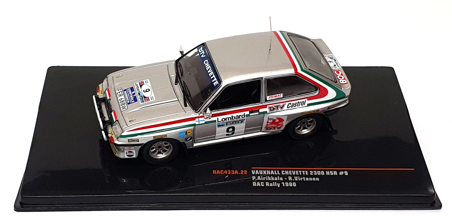Ixo 1/43 Scale RAC433A.22 - Vauxhall Chevette 2300 HSR #9 RAC Rally 1980