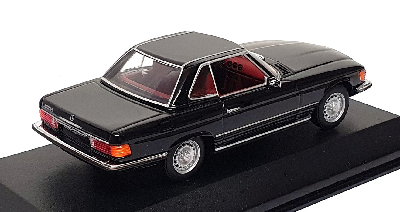 Minichamps 1/43 Scale 430 033451 - Mercedes 350SL Cabriolet Hardtop - Black
