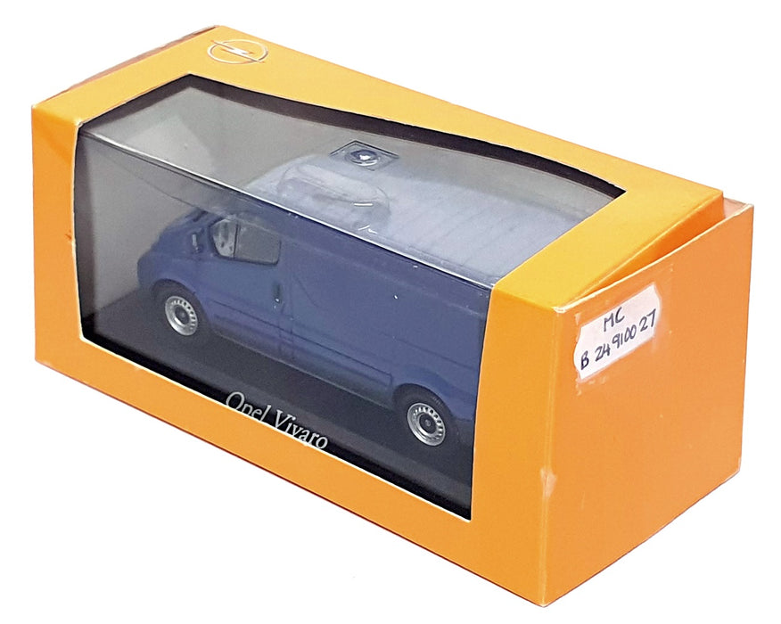 Minichamps 1/43 Scale Diecast B 24 9100 27 - Opel Vivaro Van - Blue