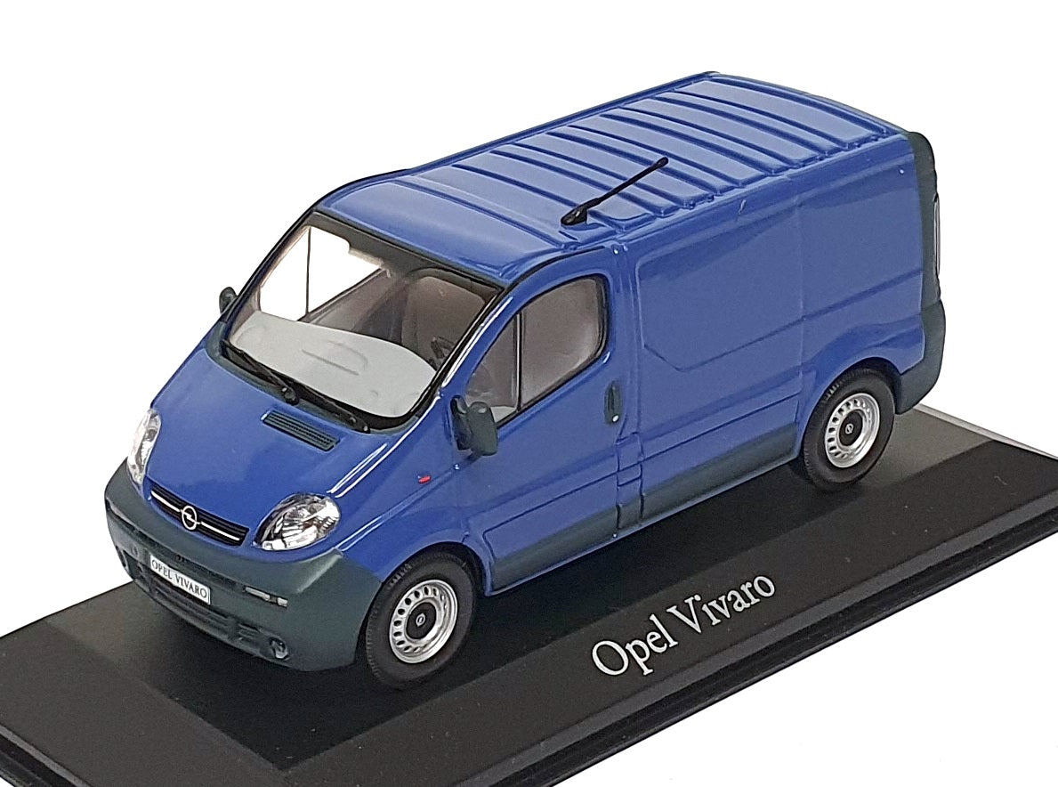Minichamps 1/43 Scale Diecast B 24 9100 27 - Opel Vivaro Van - Blue