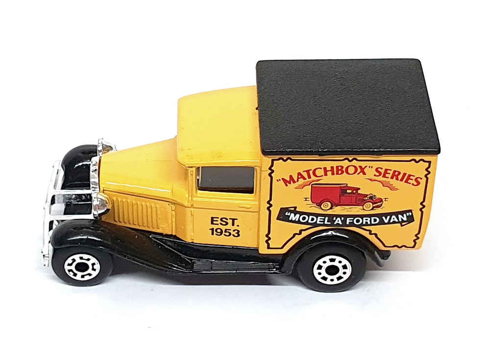 Matchbox Appx 8cm Long Diecast MB-38 - Ford Model A Van Matchbox Livery