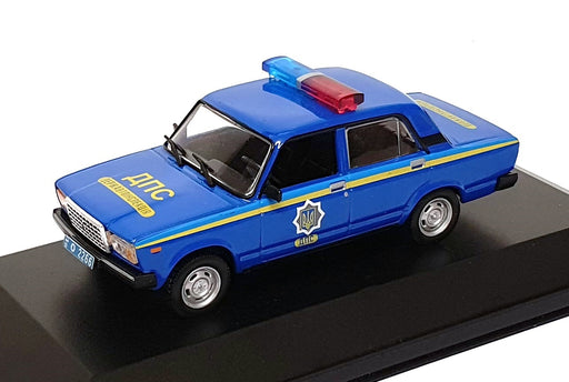 DeAgostini 1/43 Scale RP02B - Lada VAZ 2107 Russian Police Car - Blue