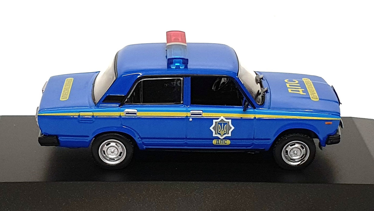 DeAgostini 1/43 Scale RP02B - Lada VAZ 2107 Russian Police Car - Blue