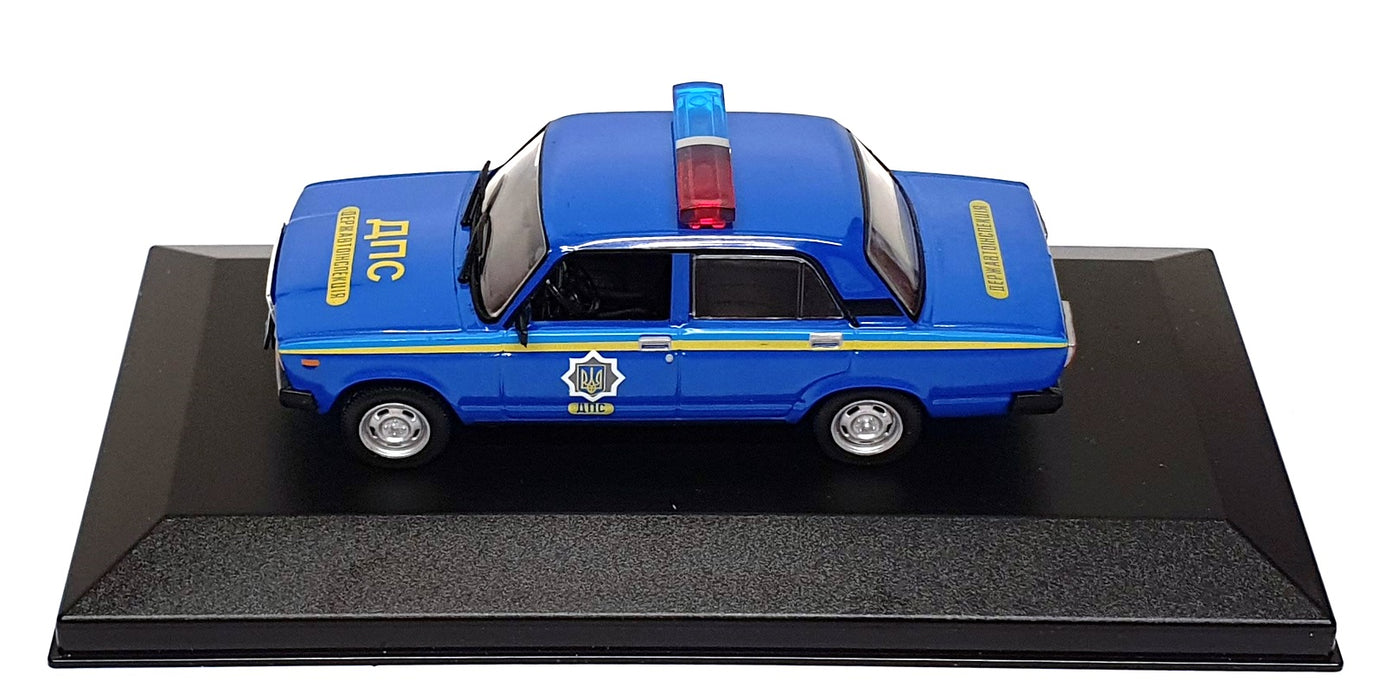 DeAgostini 1/43 Scale RP02B - Lada VAZ 2107 Russian Police Car - Blue