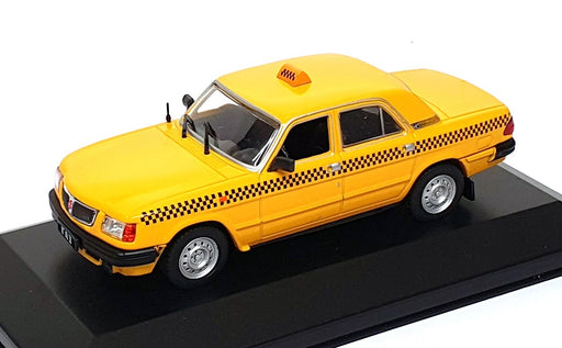 DeAgostini 1/43 Scale RT99Y - Russian GAZ Volga RA3-3110 Bonra Taxi - Yellow