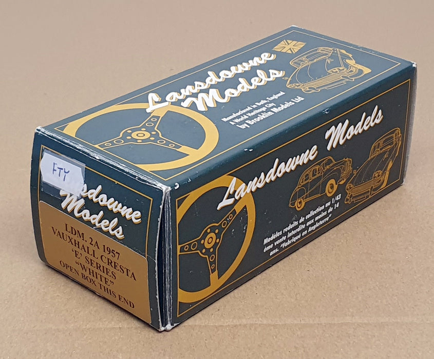 Lansdowne 1/43 Scale LDM2A - 1957 Vauxhall Cresta E Series - White