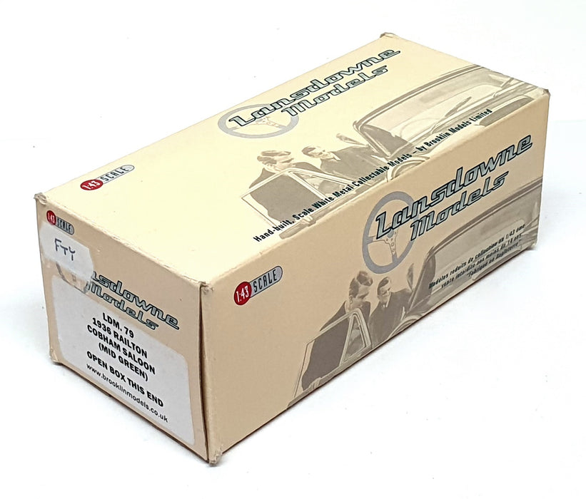 Lansdowne 1/43 Scale LDM79 - 1936 Railton Cobham Saloon - Mid Green