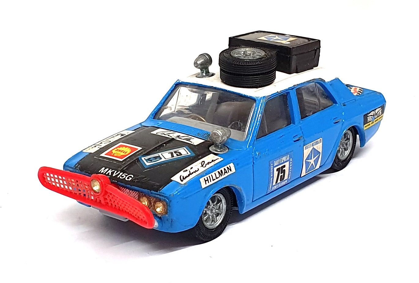 Corgi Toys 10cm Long Original Diecast 302 - Hillman Hunter Safari - Blue