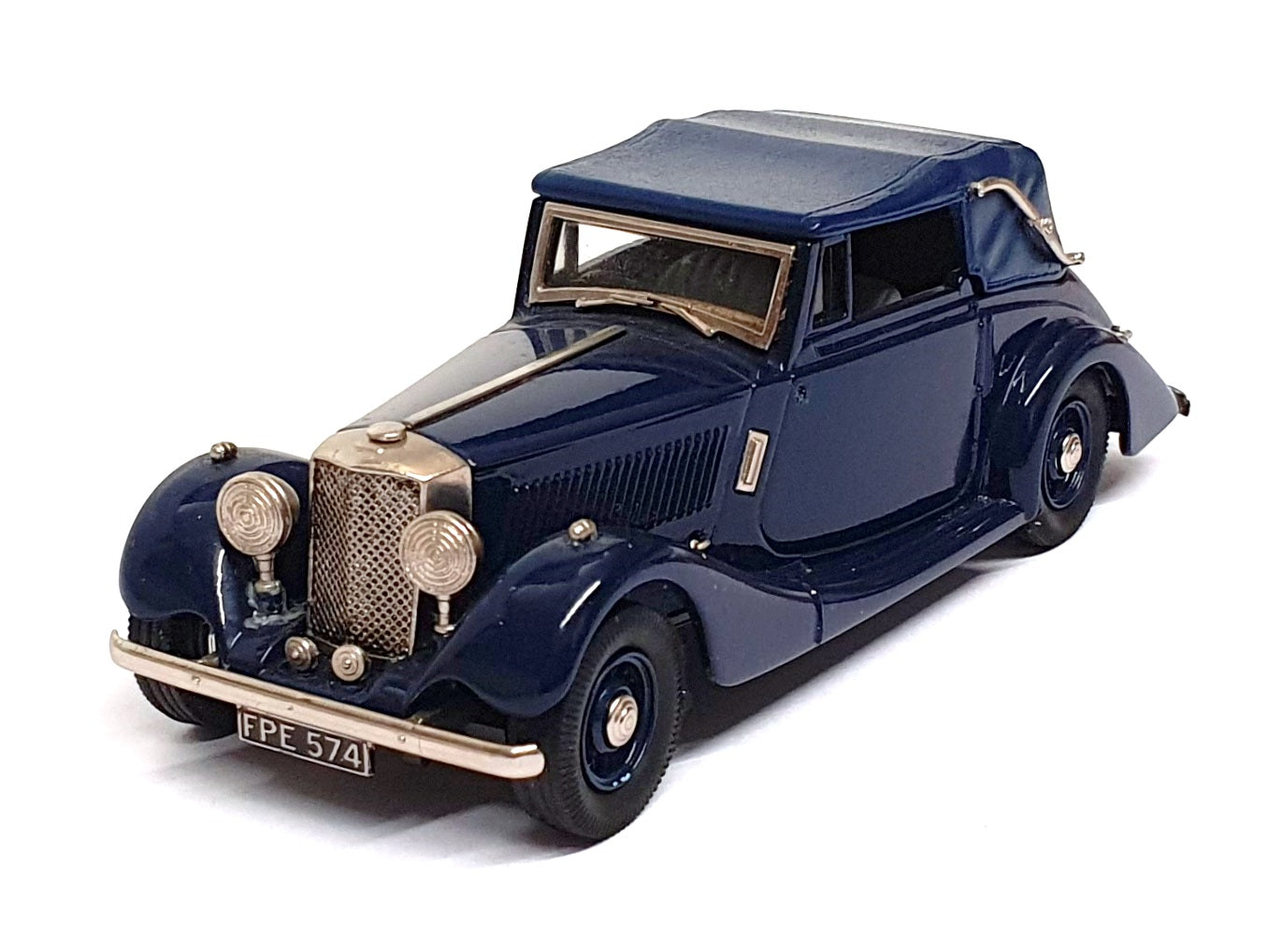 Lansdowne 1/43 Scale LDM47 - 1936 Railton Fairmile 3 Position DH/Coupe - Blue