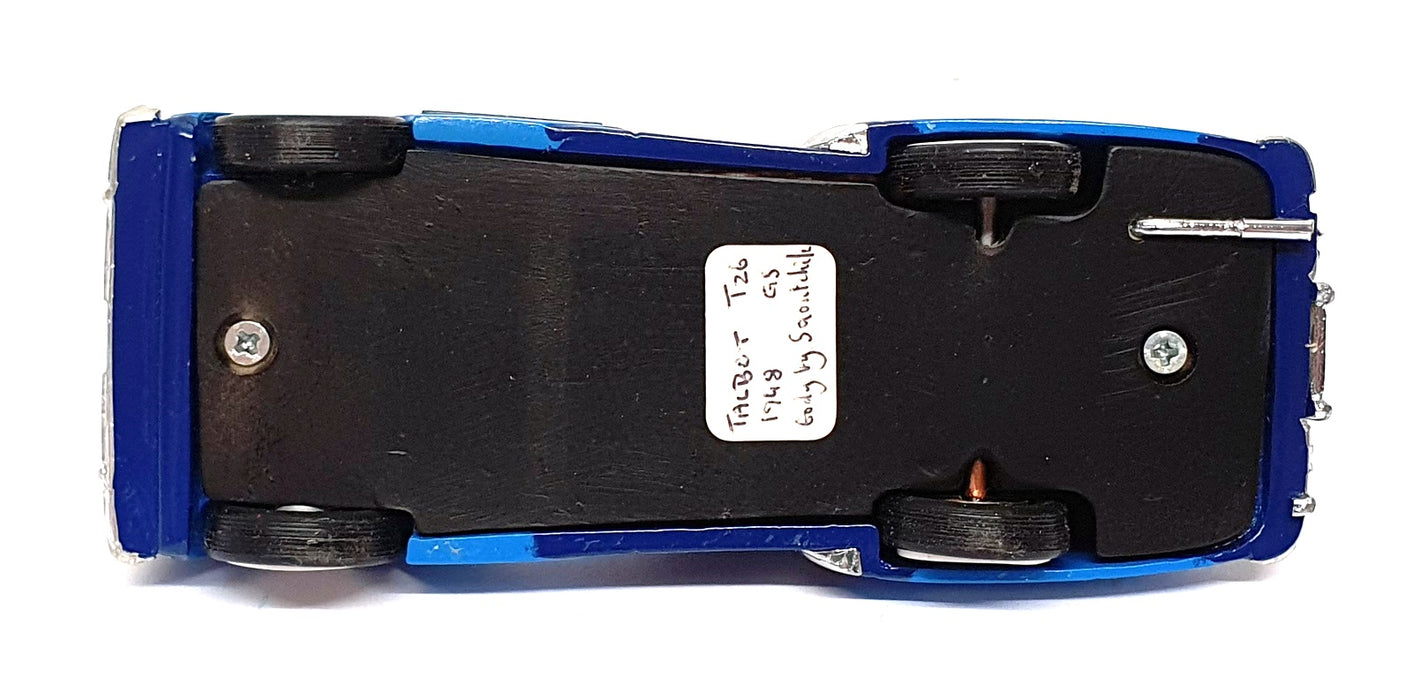 Unknown Brand ? 1/43 Scale LIB019 - 1948 Talbot T26 Saoutchik - 2-Tone Blue