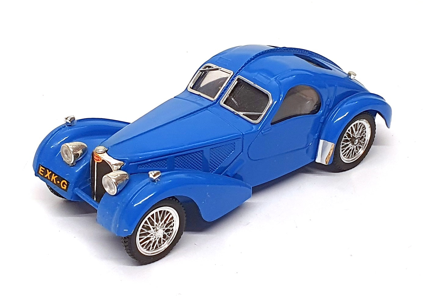 Brumm 1/43 Scale LIB022 - 1936 Bugatti 57S Coupe - Blue