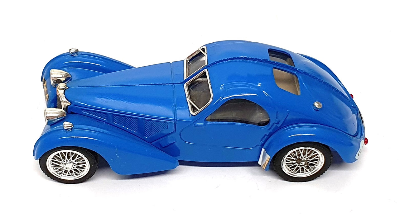 Brumm 1/43 Scale LIB022 - 1936 Bugatti 57S Coupe - Blue