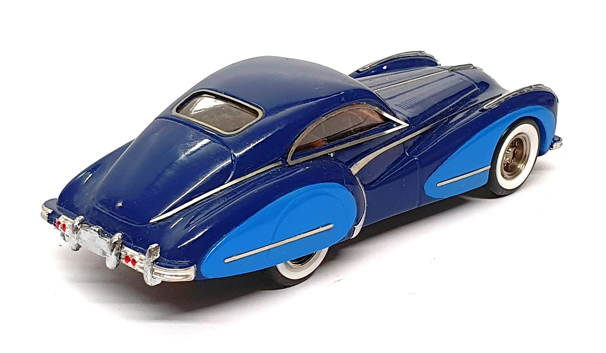 Unknown Brand ? 1/43 Scale LIB019 - 1948 Talbot T26 Saoutchik - 2-Tone Blue