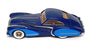 Unknown Brand ? 1/43 Scale LIB019 - 1948 Talbot T26 Saoutchik - 2-Tone Blue