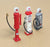 Avoncast ? 1/43 Scale LIB025 - 3x Petrol Gas Pumps Texaco Mobilgas Sky Chief
