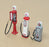 Avoncast ? 1/43 Scale LIB025 - 3x Petrol Gas Pumps Texaco Mobilgas Sky Chief