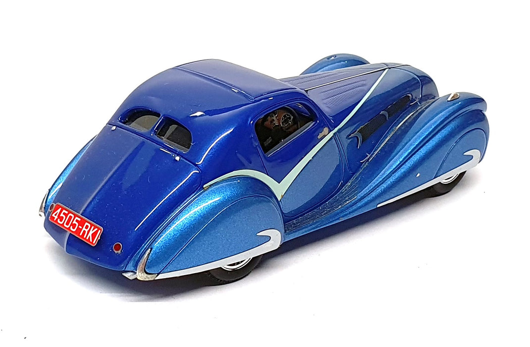 Luxcar 1/43 Scale LIB029 - Delahaye 135 Coupe Figoni & Falaschi - 2-Tone Blue